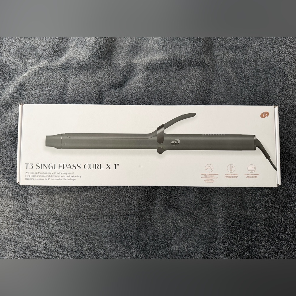 T3 SinglePass Curl X 1” Iron in graphite